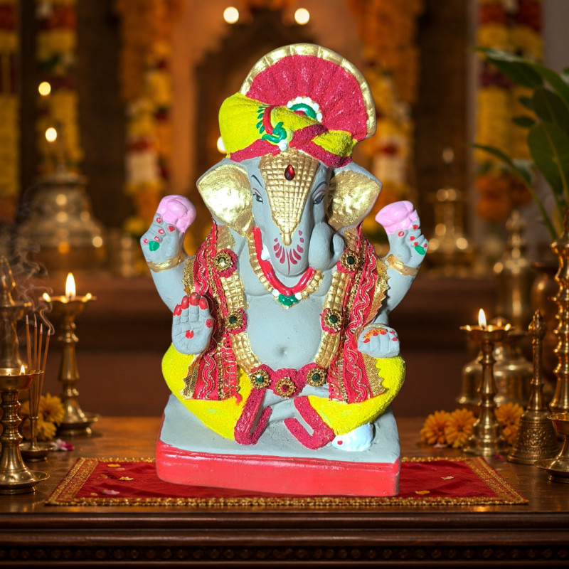 Sri Handcrafted Ganesha 8 inches